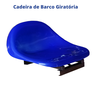 Cadeira Para Barco De Pesca Giratória Piloteiro Concha:Cadeira Barco Azul - 4
