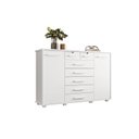 Ver imagem 3 de Cômoda 2 Portas 7 Gavetas Fontana Albatroz