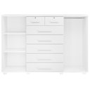 Ver imagem 5 de Cômoda 2 Portas 7 Gavetas Fontana Albatroz Branco