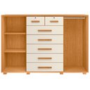 Ver imagem 5 de Cômoda 2 Portas 7 Gavetas Fontana Albatroz