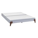 Ver imagem 2 de Base Box Queen Bipartida Cairo 158x198x27cm Cinza Claro