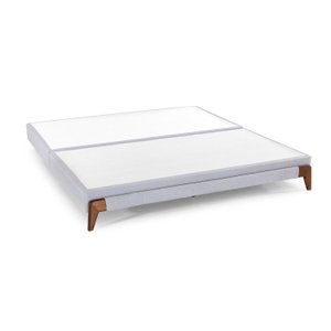 Base Box Queen Cairo Herval 15x158x198cm Herval Cinza Claro