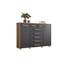 Ver imagem 3 de Cômoda 2 Portas 7 Gavetas Fontana Albatroz