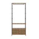 Ver imagem 3 de Guarda-Roupa Closet Industrial 3 Módulos 8 Gavetas