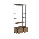Ver imagem 6 de Guarda-Roupa Closet Industrial 3 Módulos 8 Gavetas