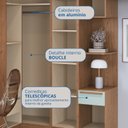 Ver mais imagens de Guarda-roupa Solteiro Modulado 6 Peças Infinity