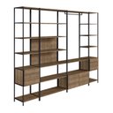 Ver imagem 3 de Guarda-Roupa Closet Industrial 4 Módulos 8 Gavetas