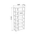 Ver imagem 6 de Guarda-Roupa Closet Industrial 4 Módulos 8 Gavetas