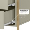 Ver imagem 7 de Guarda-roupa Closet Modulado Casal 6 Gavetas 3 Cabideiros Estrutura Metálica 250cm Olivar