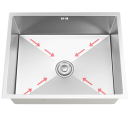 Cuba Cozinha Gourmet Malibú Aço Inox 304 Quadrada com Calha Escorredor Goldenx - 4