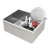 Cuba Cozinha Gourmet Malibú Aço Inox 304 Quadrada com Calha Escorredor Goldenx - 2