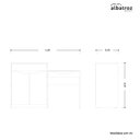 Ver mais imagens de Penteadeira Escrivaninha 2 Portas 1 Gaveta Trend 