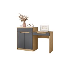 Penteadeira Escrivaninha 2 Portas 1 Gaveta Trend Albatroz Móveis - 5 Penteadeira Escrivaninha 2 Portas 1 Gaveta Trend Albatroz Móveis - 5