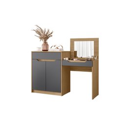 Penteadeira Escrivaninha 2 Portas 1 Gaveta Trend Albatroz Móveis - 4 Penteadeira Escrivaninha 2 Portas 1 Gaveta Trend Albatroz Móveis - 4