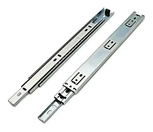 Corrediça Telescópica Light 350 Mm Zinco Branco Avulsa - 9