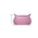 Ver imagem 3 de Cabeceira para Camabox Solteiro Estofada Gatinho Rosa Corino