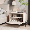 Ver imagem 4 de Conjunto de Mesa de Cabeceira Solar Off White Preto