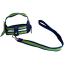 Ver imagem 5 de Coleira Peitoral Ajustável com Guia para Pet:vermelho/m