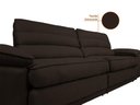 Ver imagem 6 de Sofá Niko 2,30m com Molas Retrátil Reclinável Velosuede - Netsofas - Marrom