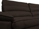 Ver imagem 7 de Sofá Niko 2,30m com Molas Retrátil Reclinável Velosuede - Netsofas - Marrom