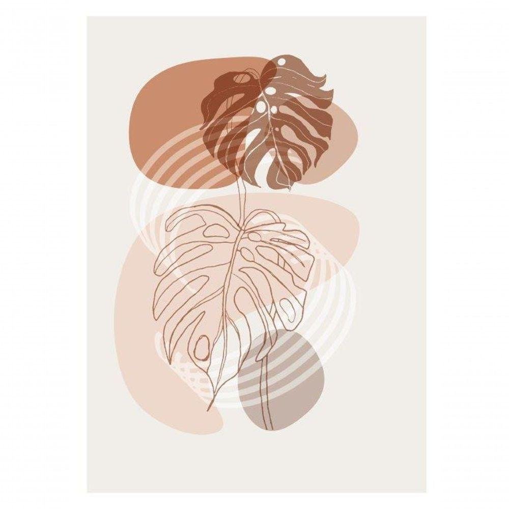 Kit com 3 Quadros Arte Abstrata em Lona Tamanho:60x90cm - 4