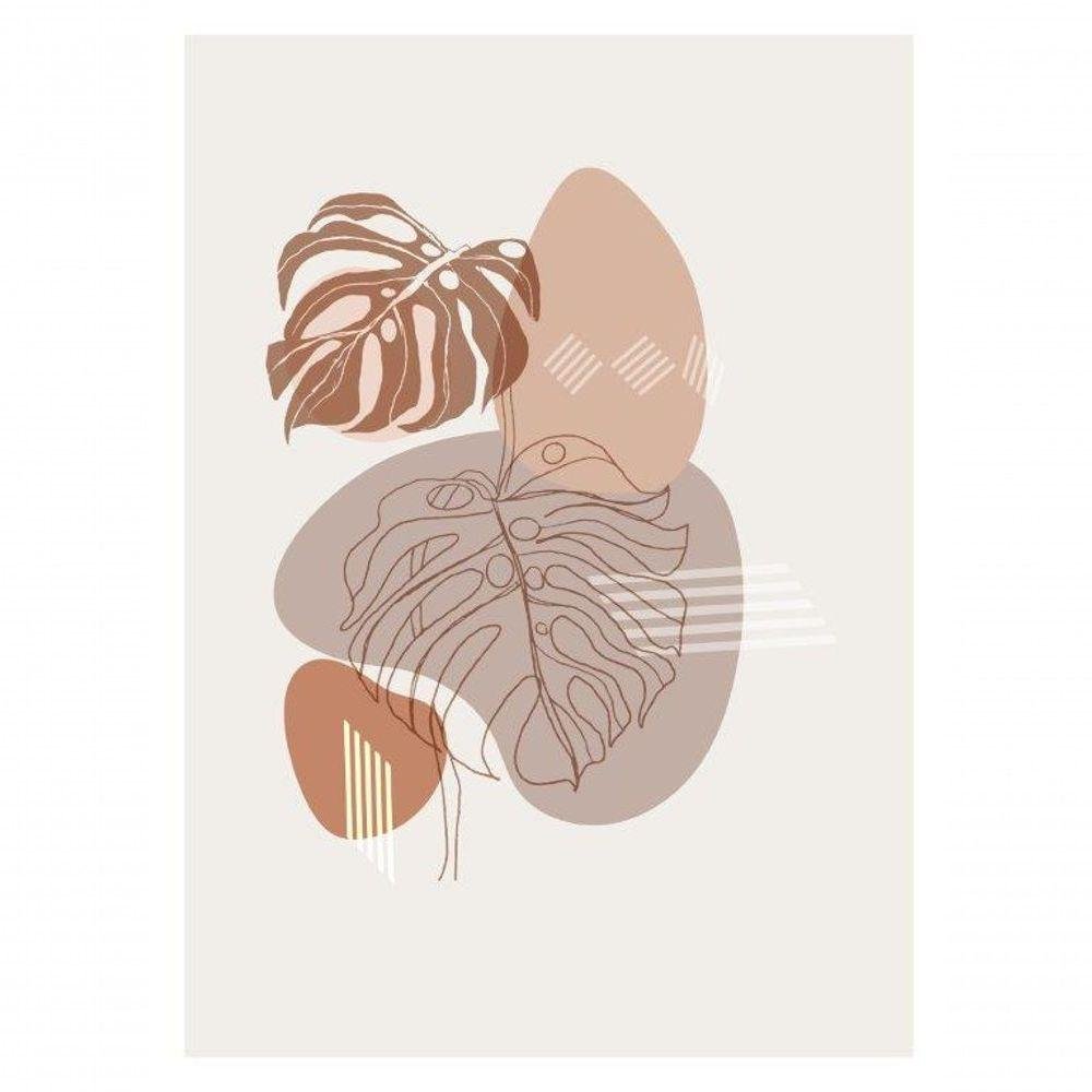 Kit com 3 Quadros Arte Abstrata em Lona Tamanho:60x90cm - 5