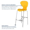 Ver imagem 7 de Banqueta Alta com Encosto Flash 