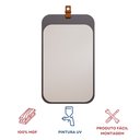 Ver imagem 3 de Espelheira Para Banheiro Alça em Couro Monet Espresso Móveis