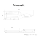Ver imagem 3 de Tesoura de Poda Pro Aço Carbono Cor Laranja Durín