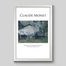 Quadro Claude Monet Arrival of the Normandy Train, Gare Saint-Lazare Arts Memphis 60x40cm Moldura Ca - 1