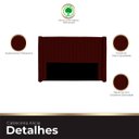 Ver imagem 3 de Cabeceira Casal Queen Size Estofada para Cama Box Alicia Veludo Ateliê do Conforto Cabeceira Casal Q