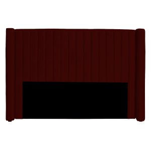 Cabeceira Casal Queen Size Estofada para Cama Box Alicia Veludo Ateliê do Conforto Cabeceira Casal Q