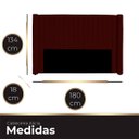 Ver imagem 4 de Cabeceira Casal Queen Size Estofada para Cama Box Alicia Veludo Ateliê do Conforto Cabeceira Casal Q