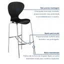 Ver mais imagens de Banqueta Alta com Encosto Flash 