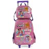 Kit Mochila Rodinhas Lancheira Infantil Menina Lol Omg Rosa Luxcel - 1