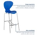 Ver imagem 5 de Banqueta Alta com Encosto Flash 