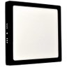 Luminária Painel Plafon Led 36w Preto Quadrado Sobrepor 40x40 Branco Neutro 4000k Bivolt Lumanti - 1