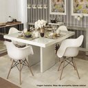 Ver imagem 2 de Cadeira Eames Eifflel com Braço Daw de Madeira com Assento Branco