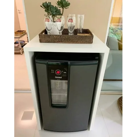 Bar bancada nicho para embutir cervejeira