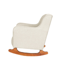 Ver imagem 3 de Poltrona Amamentação C / Balanço Cadeira Descanso Aquila Linho Bege