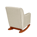 Ver imagem 4 de Poltrona Amamentação C / Balanço Cadeira Descanso Aquila Linho Bege