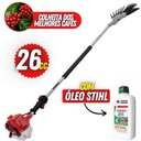 Ver imagem 2 de Derriçadeira de Café Kawashima KWD2610D2L Haste 150cm e Garra Dupla + Óleo Castrol Stihl