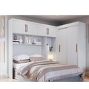 Ver imagem 1 de Quarto Modulado Casal 2 Peças Guarda Roupa 2 Portas 2 Gavetas com Ponte Berlim 
