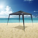 Ver imagem 3 de Tenda Gazebo Rafia 2,4m Azul Polietileno Mor
