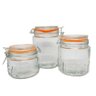 Jogo 3 Potes de Vidro Porta Mantimentos Hermético - Casa Ambiente - 1