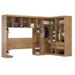 Guarda Roupa Modulado 5 Peças Casal com Cabeceira Sauá Demóbile Sauá YesCasa - 3