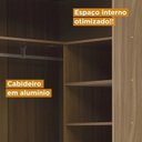 Ver imagem 5 de Guarda Roupa Modulado 5 Peças Casal com Cabeceira Sauá Demóbile Sauá YesCasa