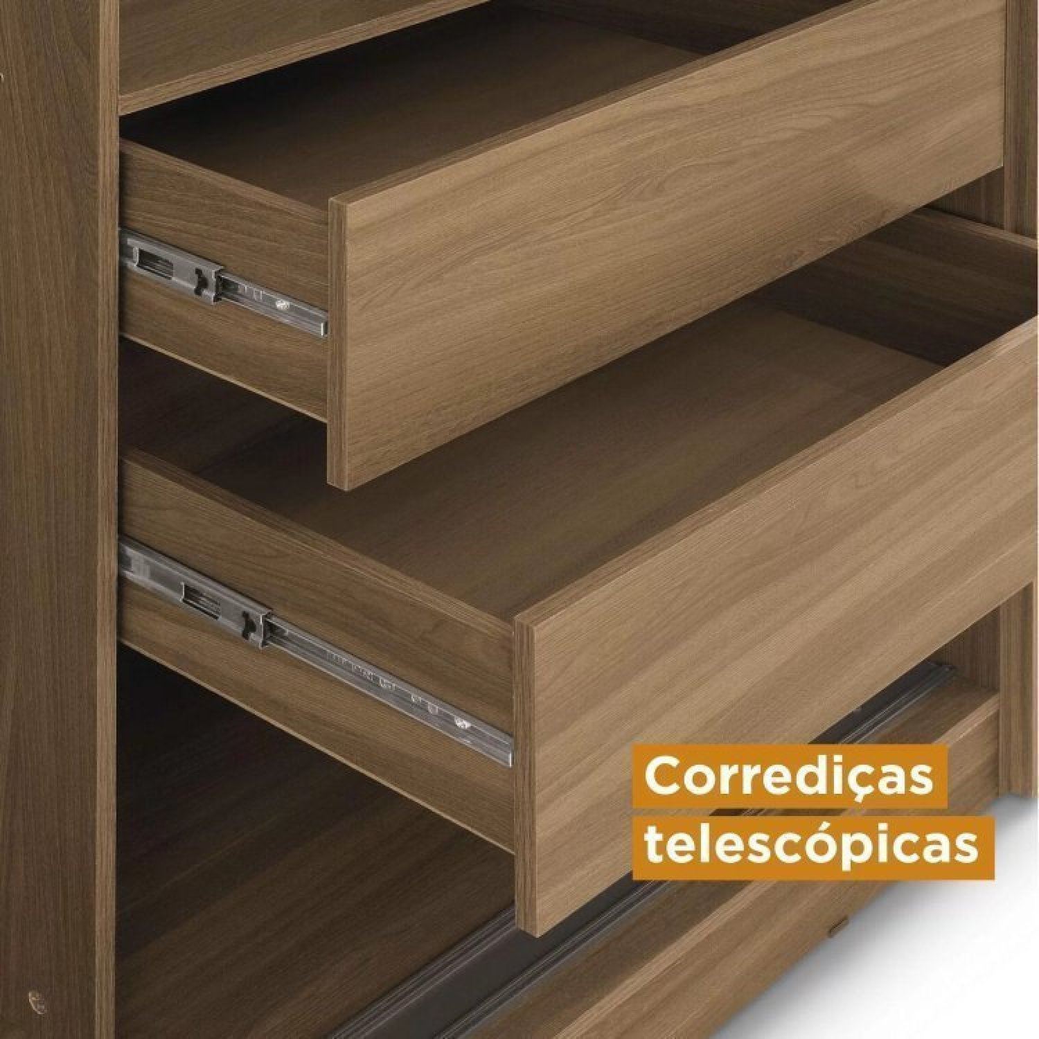 Guarda Roupa Modulado 5 Peças Casal com Cabeceira Sauá Demóbile Sauá YesCasa - 8