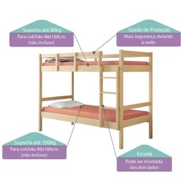 Beliche Soft Teen Madeira Maciça Casatema MadeiraOriginals - 6