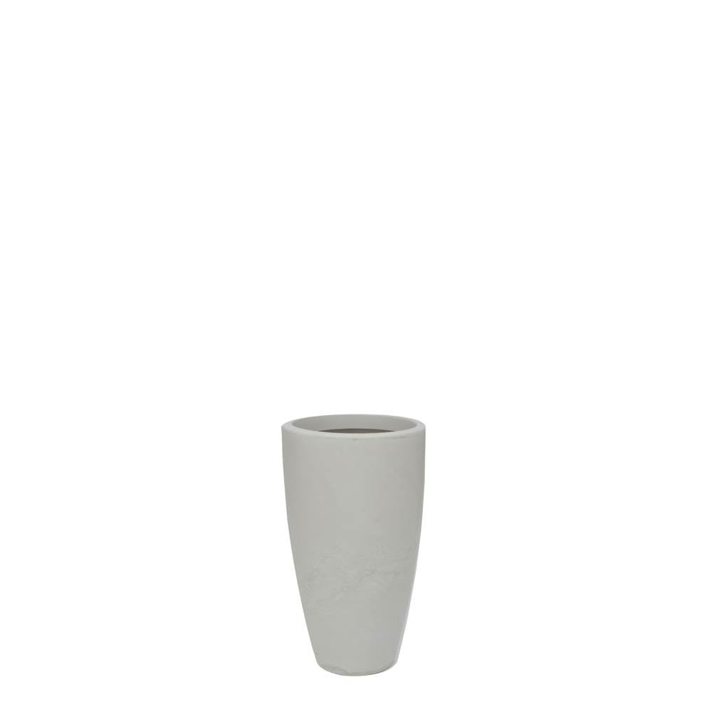 Vaso Verona cm 30x24h con sottovaso colore Bianco Vaso Verona cm 30x24h con sottovaso colore Bianco